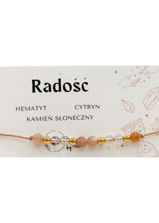 Bransoletka Na Sznurku RADOŚĆ