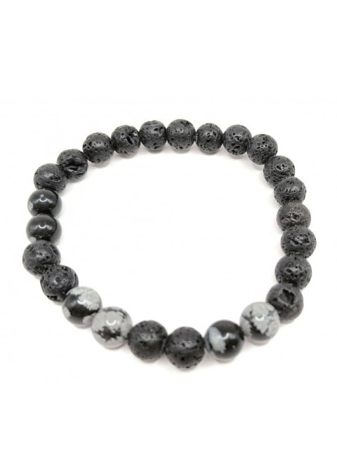 Bransoletka OBSYDIAN LAWA