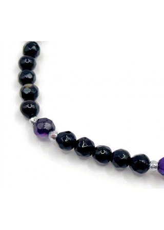 Bransoletka ONYKS AGAT 925