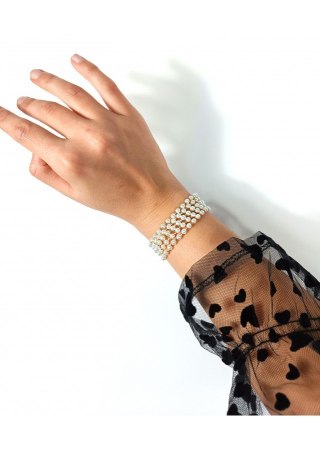 Bransoletka PERŁA BEZPIECZEŃŚTWO 925