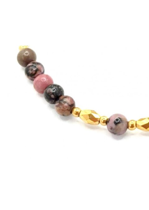 Bransoletka Rodonit 925