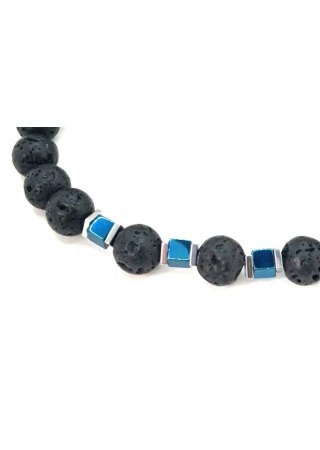 Bransoletka męska Hematyt