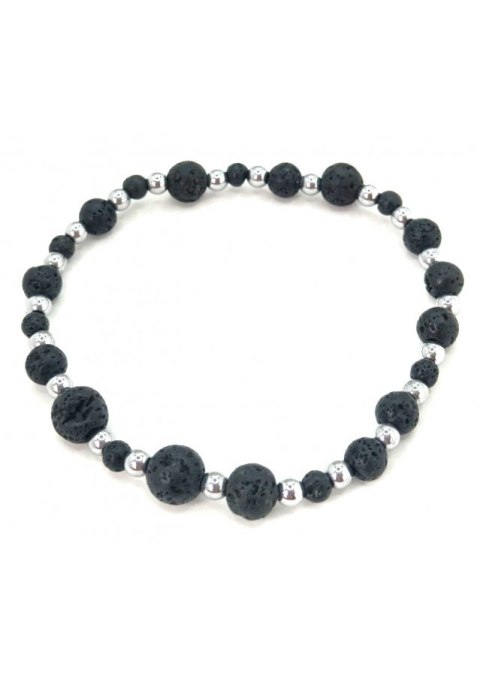 Bransoletka męska Lawa