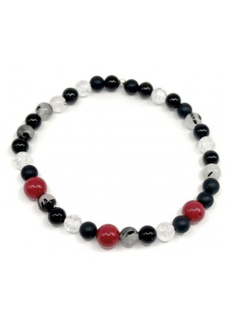 Bransoletka męska koral