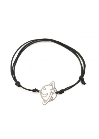 Bransoletka na sznurku PLANETA 925