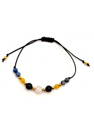 Bransoletka na sznurku SODALIT 925