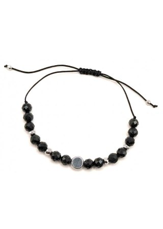 Bransoletka na sznurku TURMALIN OCHRONA