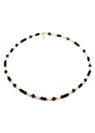 Naszyjnik Kwarc Agat 925