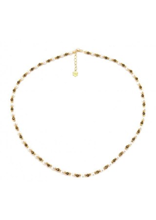 Naszyjnik PERŁA PIRYT 925