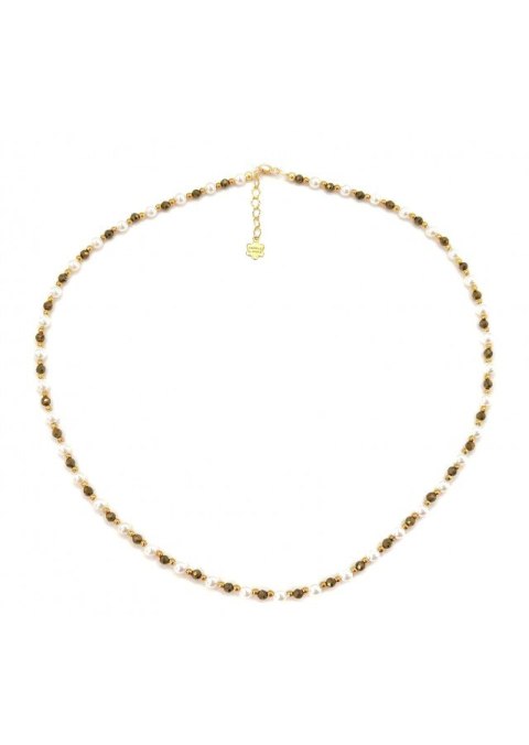 Naszyjnik PERŁA PIRYT 925