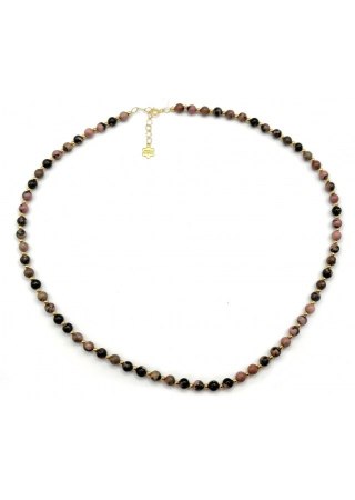 Naszyjnik RODONIT UZDROWIENIE 925