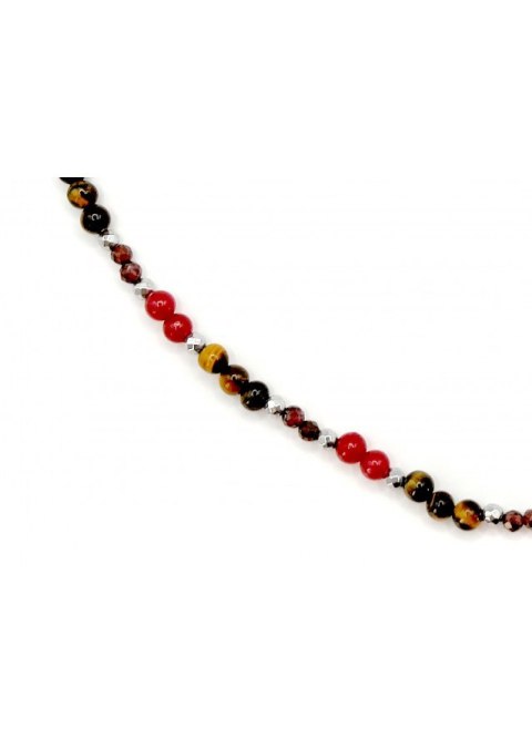 Naszyjnik TYGRYSIE OKO 925