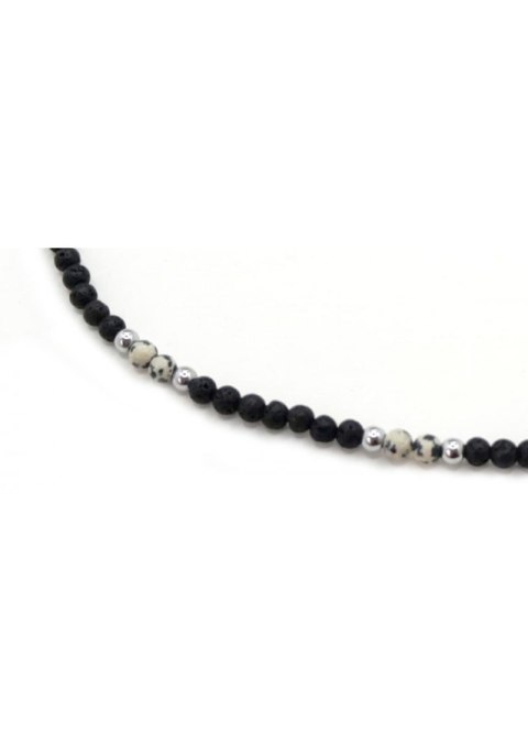 Naszyjnik Unisex Jaspis 925