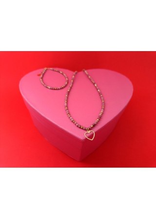 Naszyjnik z sercem 925