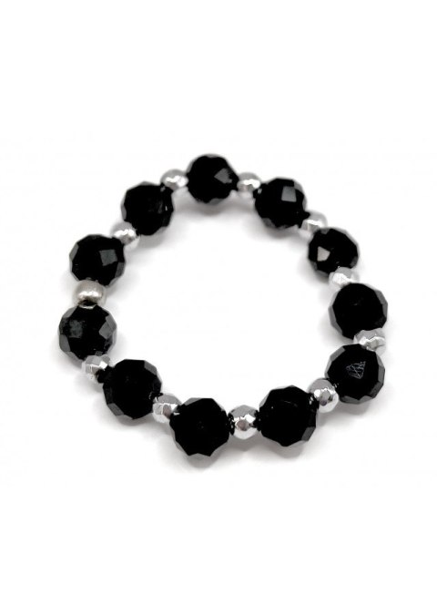 Pierścionek TURMALIN HEMATYT 925