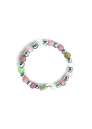 Pierścionek TURMALIN kolorowy 925