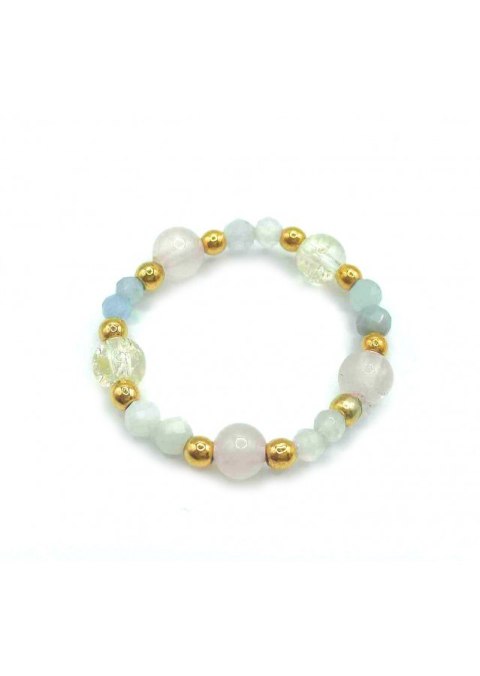 Pierścionek WIOSENNY Kwarc 925