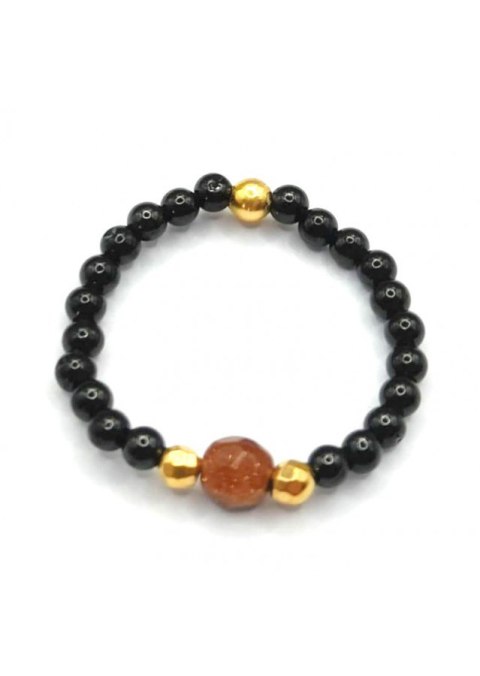 Pierścionek elastyczny Piasek pustyni 925