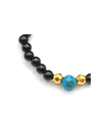 Pierścionek elastyczny Turkus 925