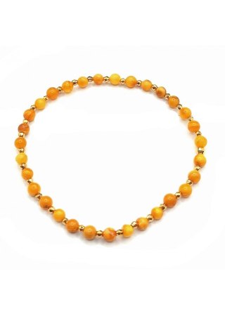 Bransoletka Bursztyn 925