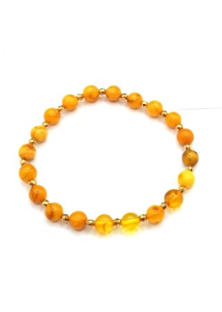 Bransoletka Bursztyn 925