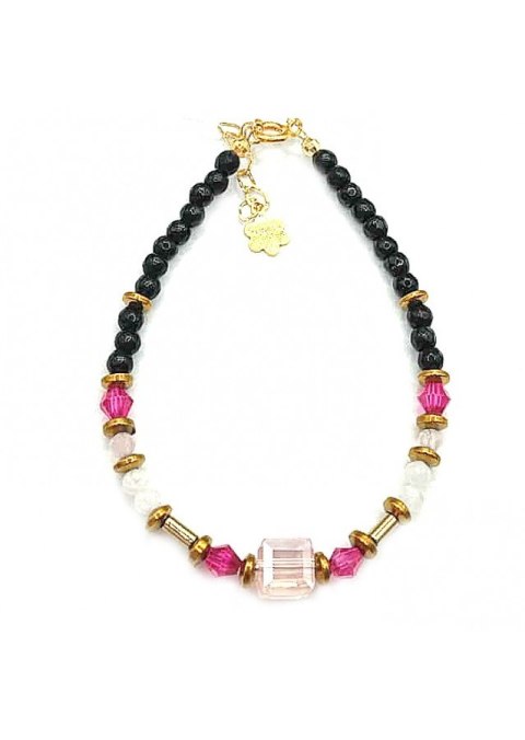 Bransoletka Kryształ Kamień księżycowy 925