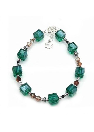 Bransoletka Kryształki 925