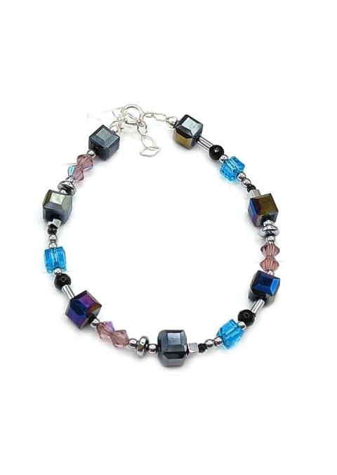 Bransoletka Kryształki 925