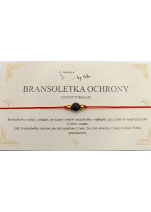 Bransoletka OCHRONY Czarny Turmalin