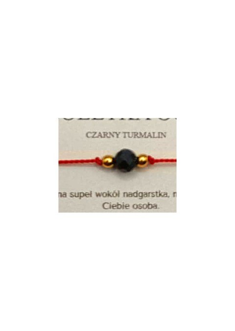 Bransoletka OCHRONY Czarny Turmalin