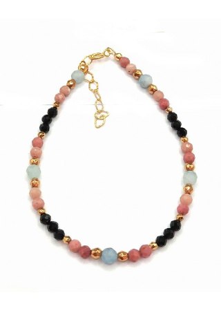 Bransoletka Rodonit 925