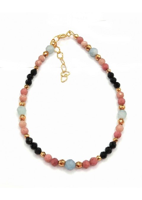 Bransoletka Rodonit 925