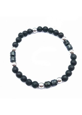 Bransoletka męska Lawa