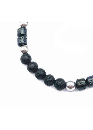 Bransoletka męska Lawa