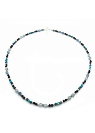 Naszyjnik Akwamaryn 925