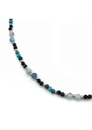 Naszyjnik Akwamaryn 925