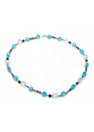 Naszyjnik Kryształki 925