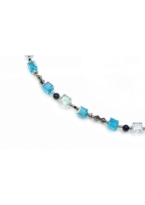 Naszyjnik Kryształki 925