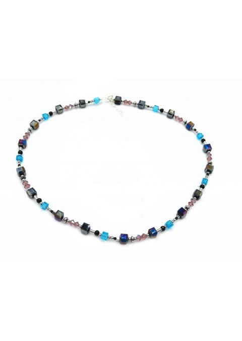 Naszyjnik Kryształki 925