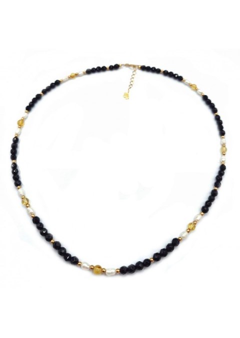 Naszyjnik z Bursztynem 925