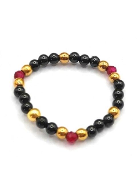 Pierścionek Spinel Granat 925