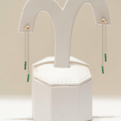 Kolczyki z kocim okiem