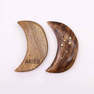 Baran - Grawerowana Podstawka ze Znakiem Zodiaku - Księżyc