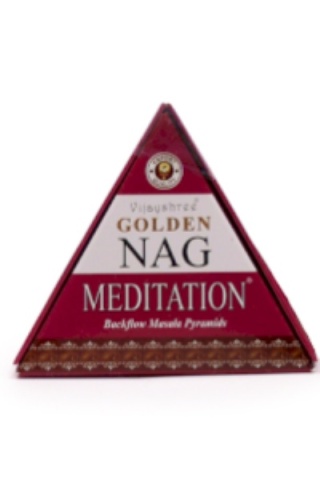 Kadzidełka Backflow Jumbo Golden Nag - Medytacja