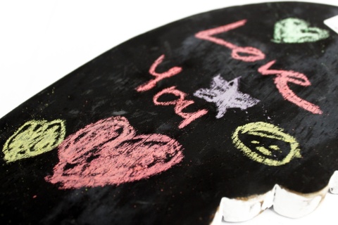 Małe Skrzydła i Serce Drewniane 15cm