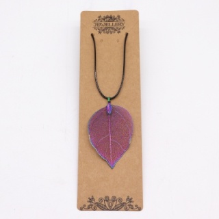 Naszyjnik Liść - Multikolorowy