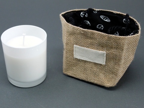 Średni Koszyk z Czarną Podszewką