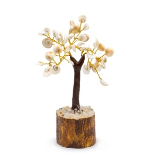 Średnie Drzewko z Kamieniami Gomati Chakra (45 kamieni)