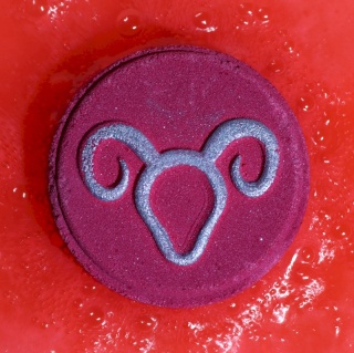 Baran - Zestaw 2 Musujących Krążków Zodiak z Horoskopem