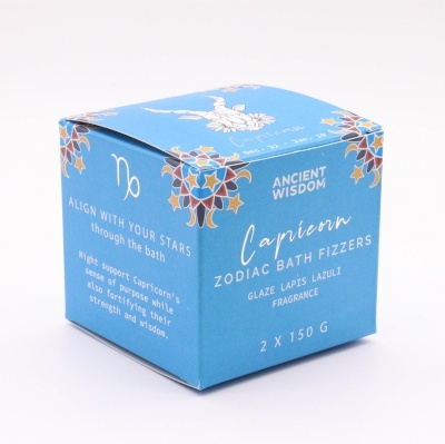 Koziorożec - Zestaw 2 Musujących Krążków Zodiak z Horoskopem